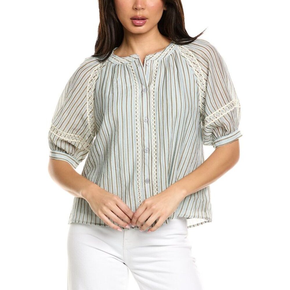 Luxe Always Womens Embellished Top, White